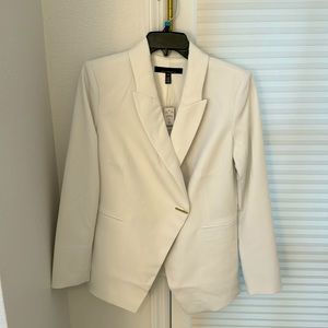 White House Black Market Ecru Blazer